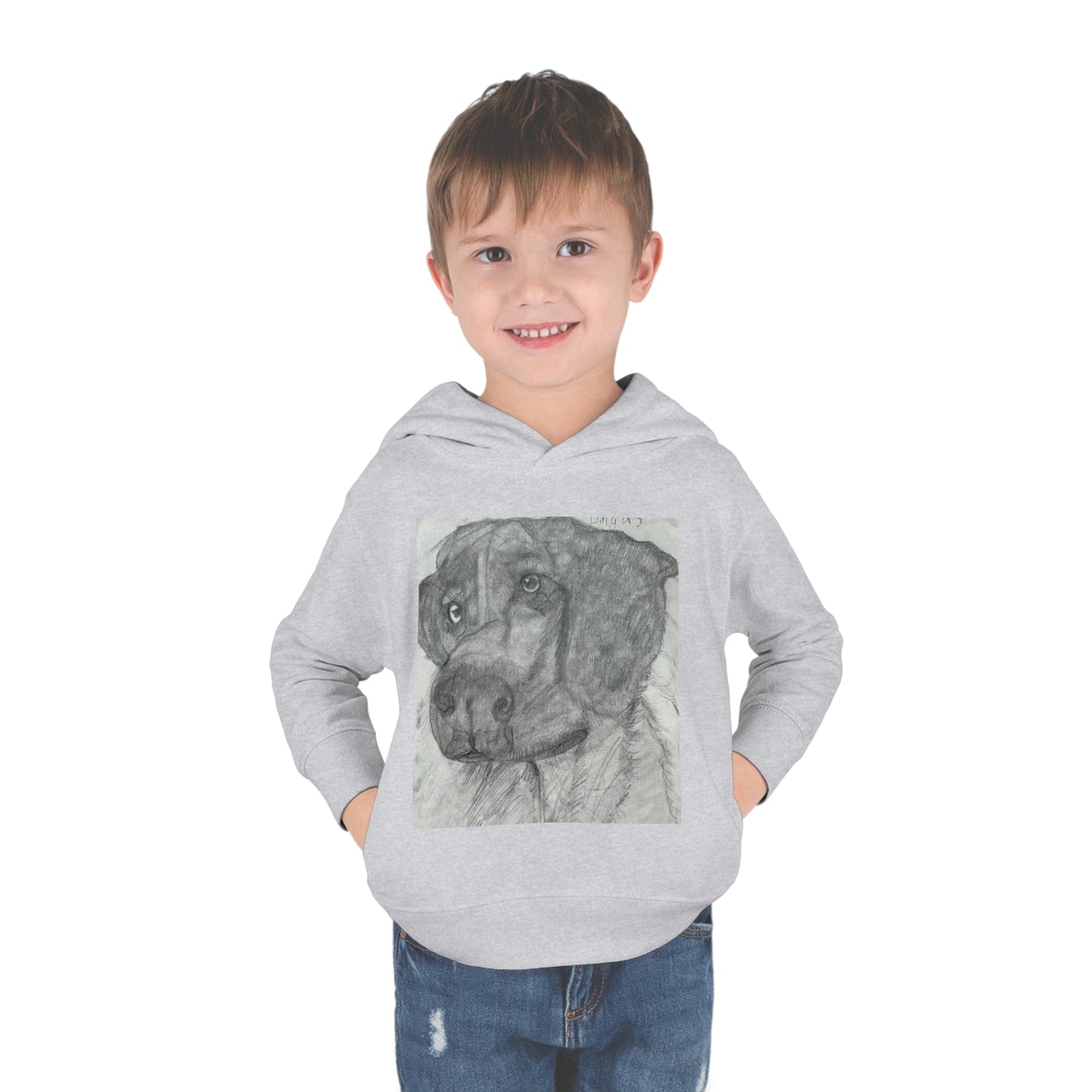 Bingers Faithful Friend Doggy Toddler Pullover Fleece Hoodie