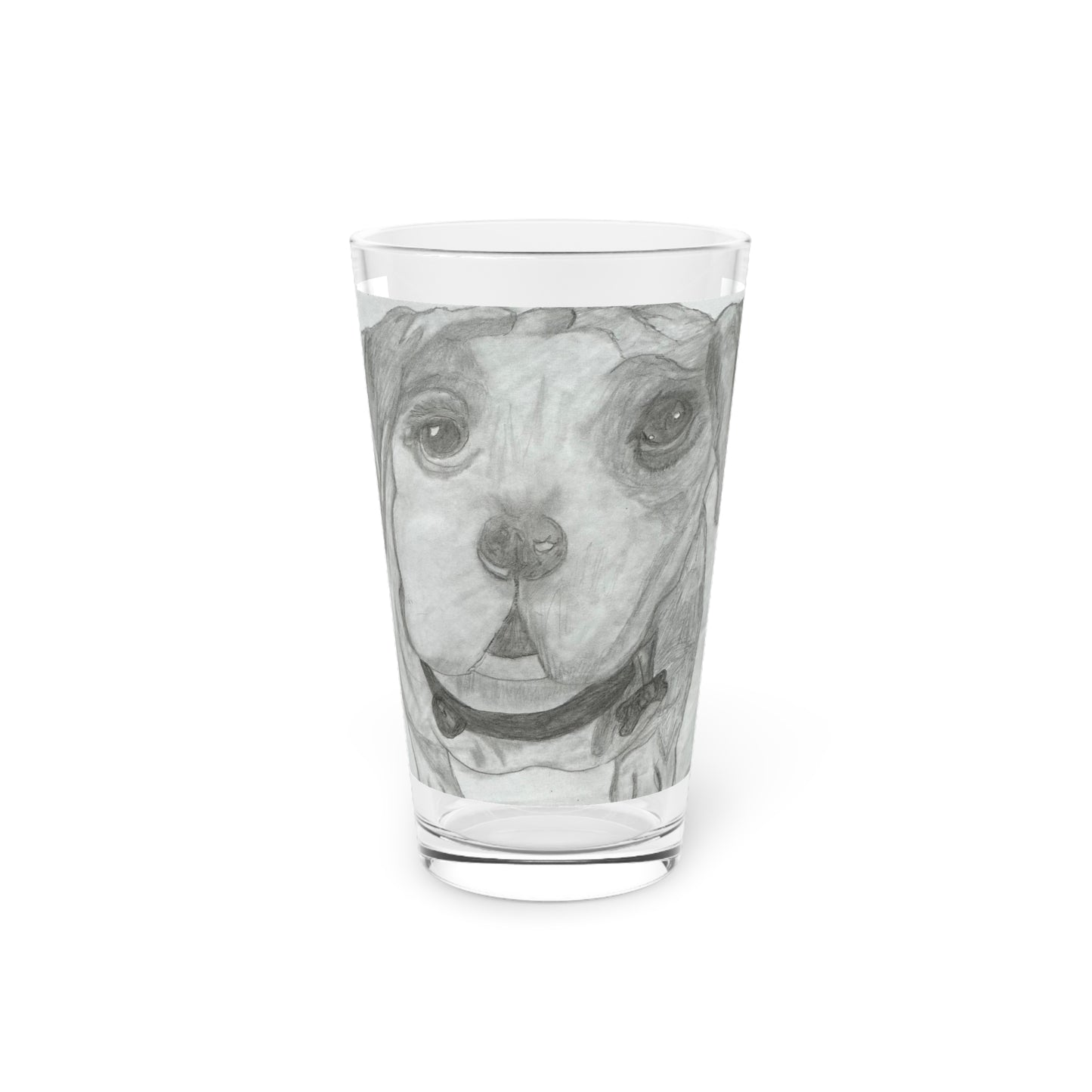 Cutie Pie Dog Pint Glass, 16oz