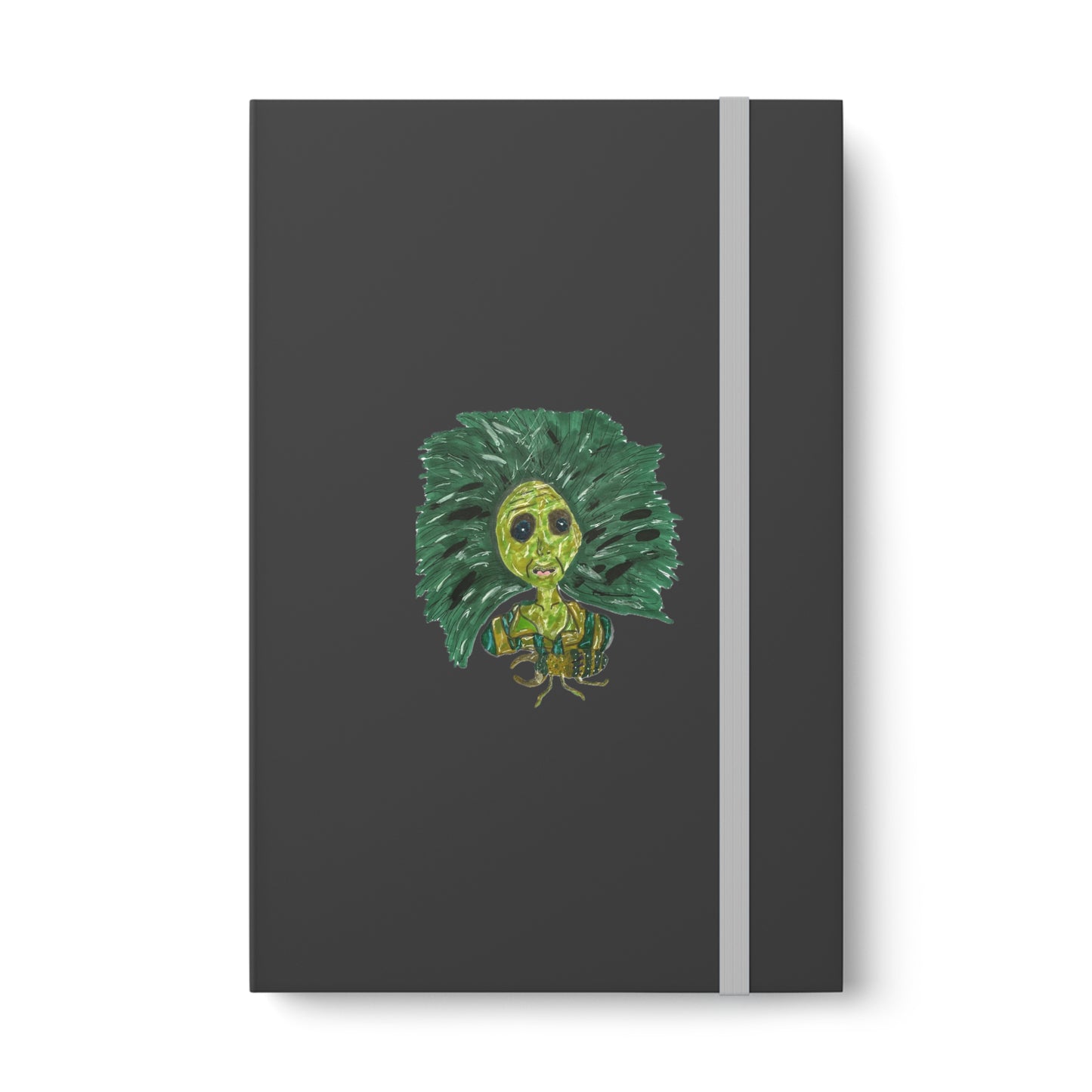 Green Lady Color Contrast Notebook - Ruled