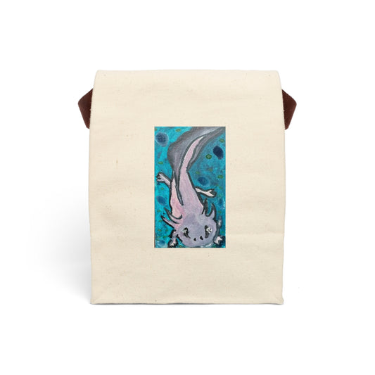 Amazing Axolotl Lunch Bag With Strap