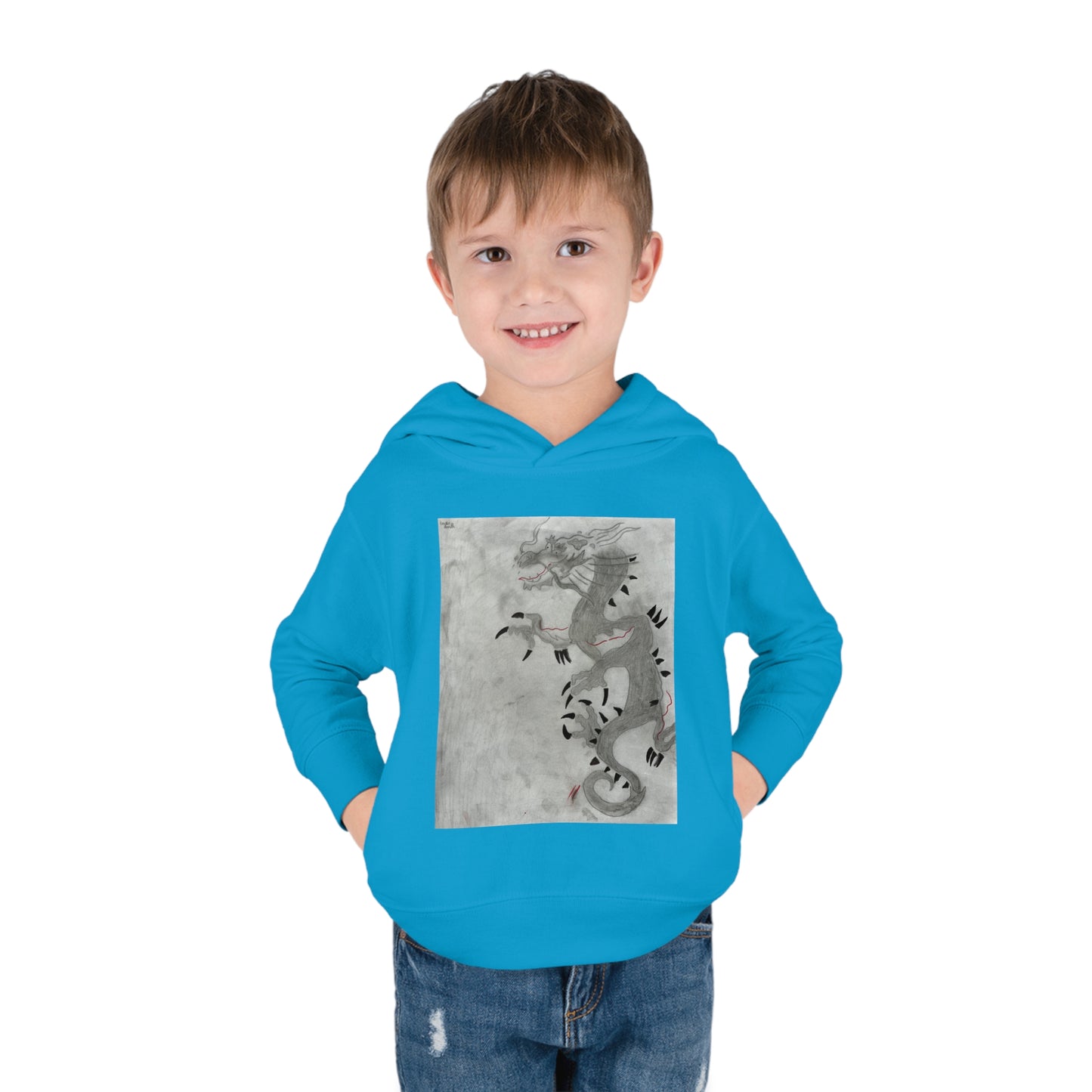 Dragon Toddler Pullover Fleece Hoodie