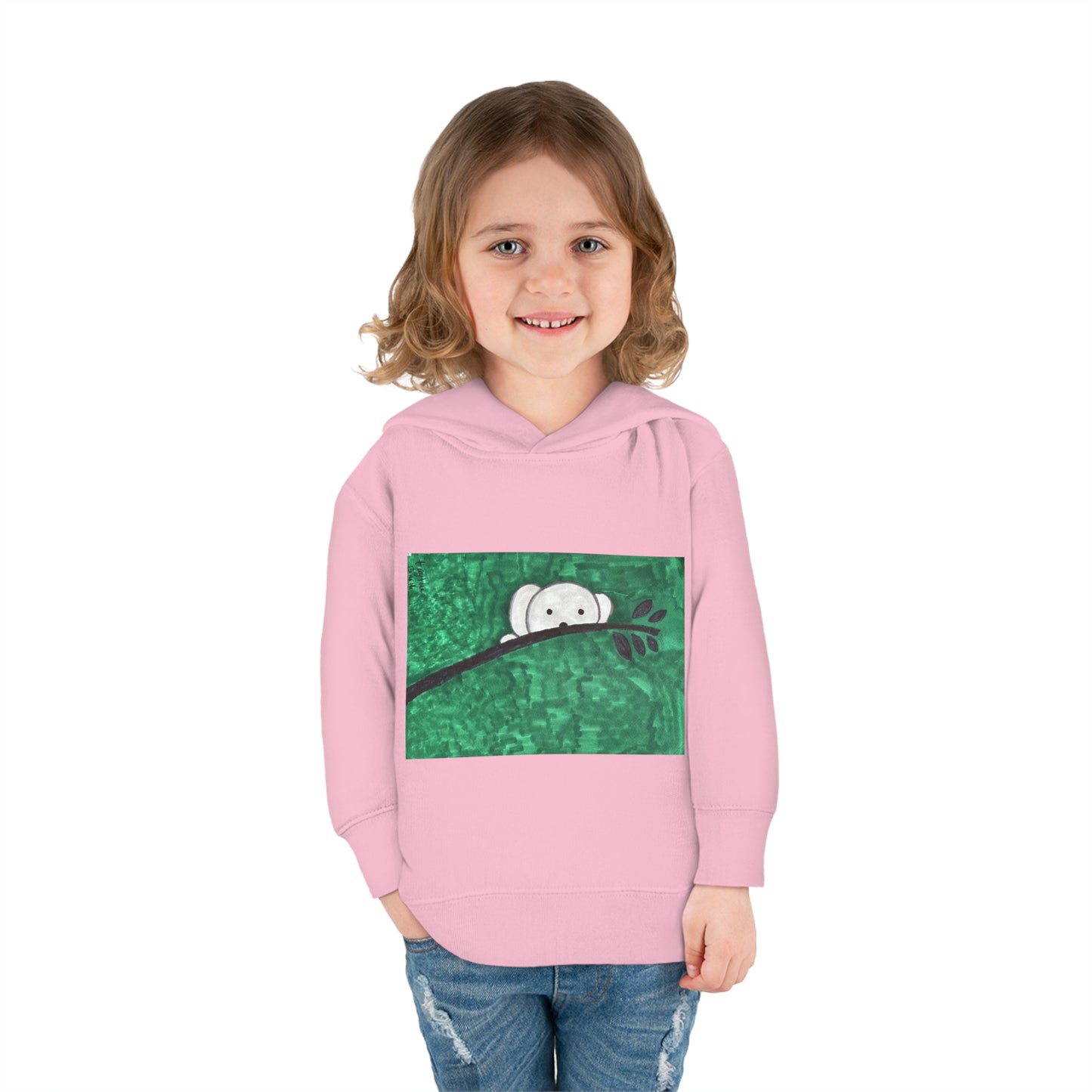 Hiding Koala Toddler Pullover Fleece Hoodie