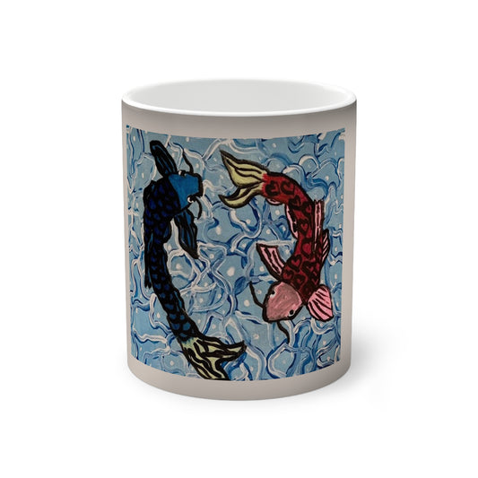 Koi Wonder Color-Changing Mug, 11oz