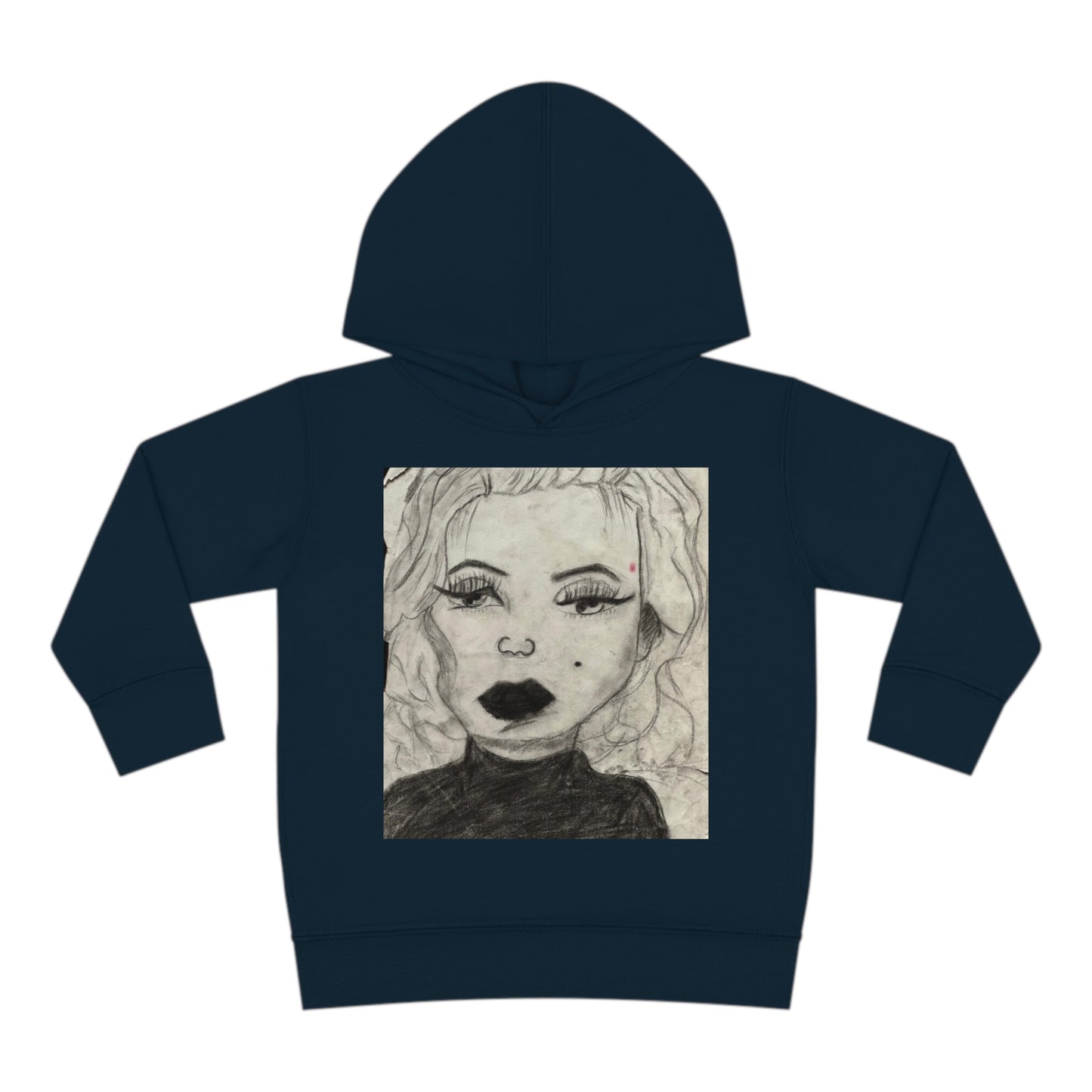 Retro 50s Leading Lady Toddler Pullover Fleece Hoodie