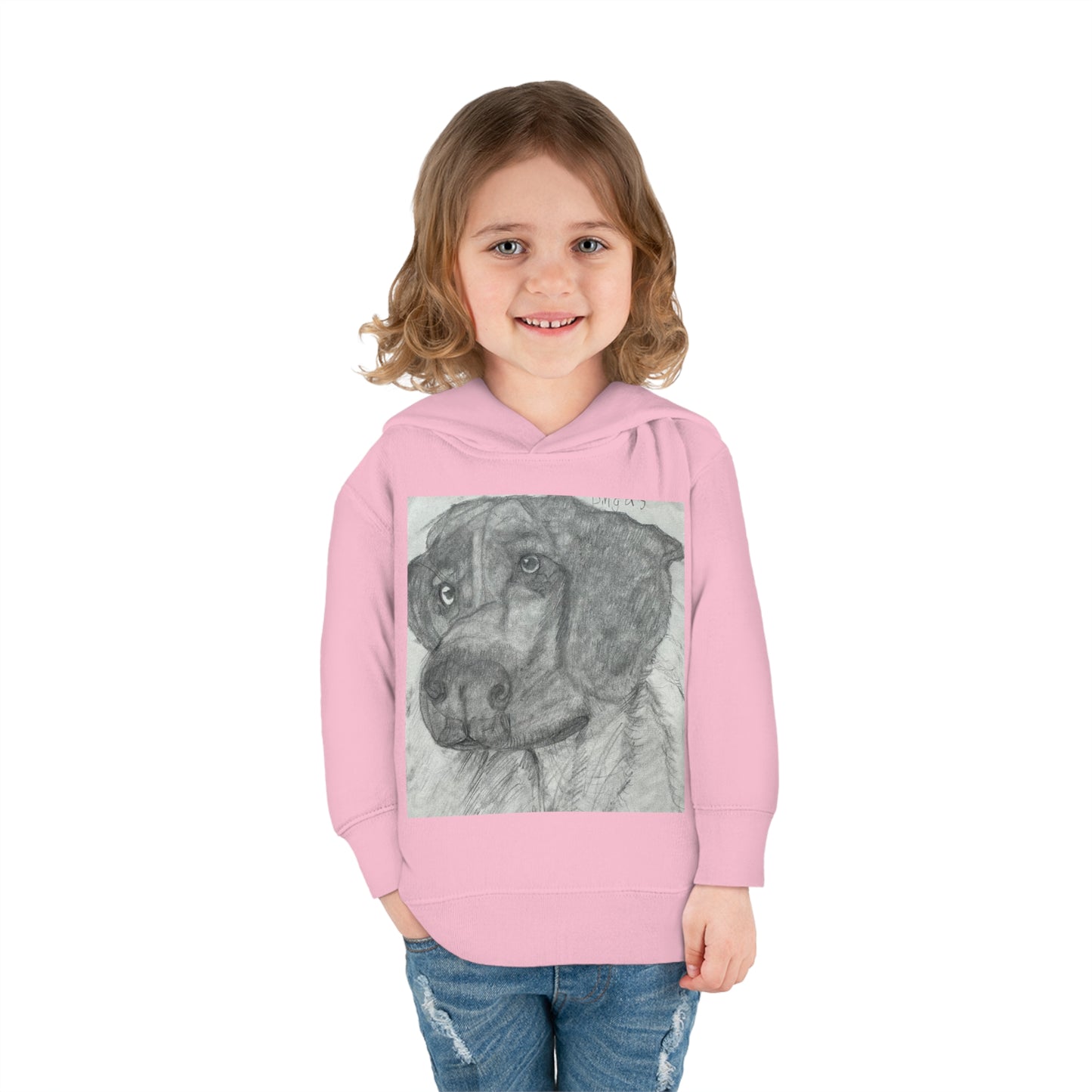 Bingers Faithful Friend Doggy Toddler Pullover Fleece Hoodie