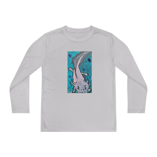 Amazing Axolotl Youth Long Sleeve Competitor Tee