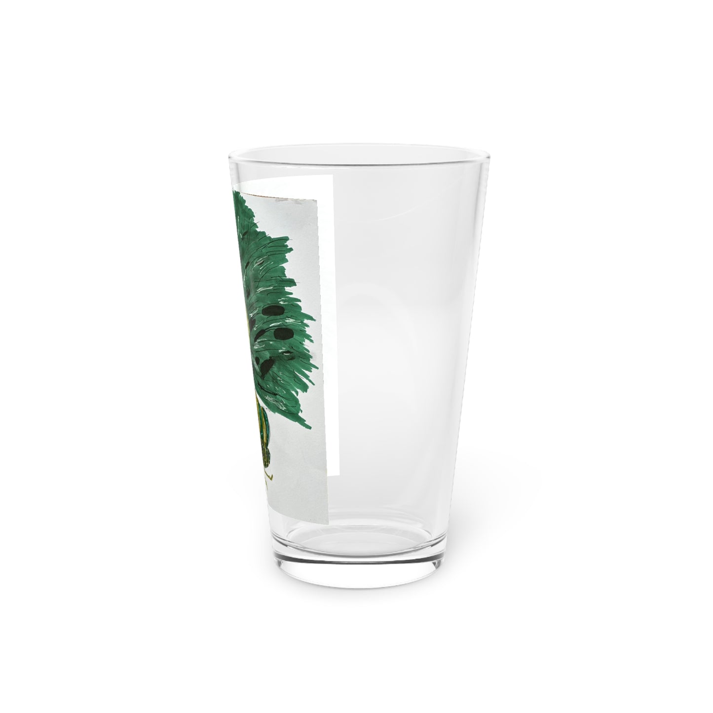 Green Lady Pint Glass, 16oz