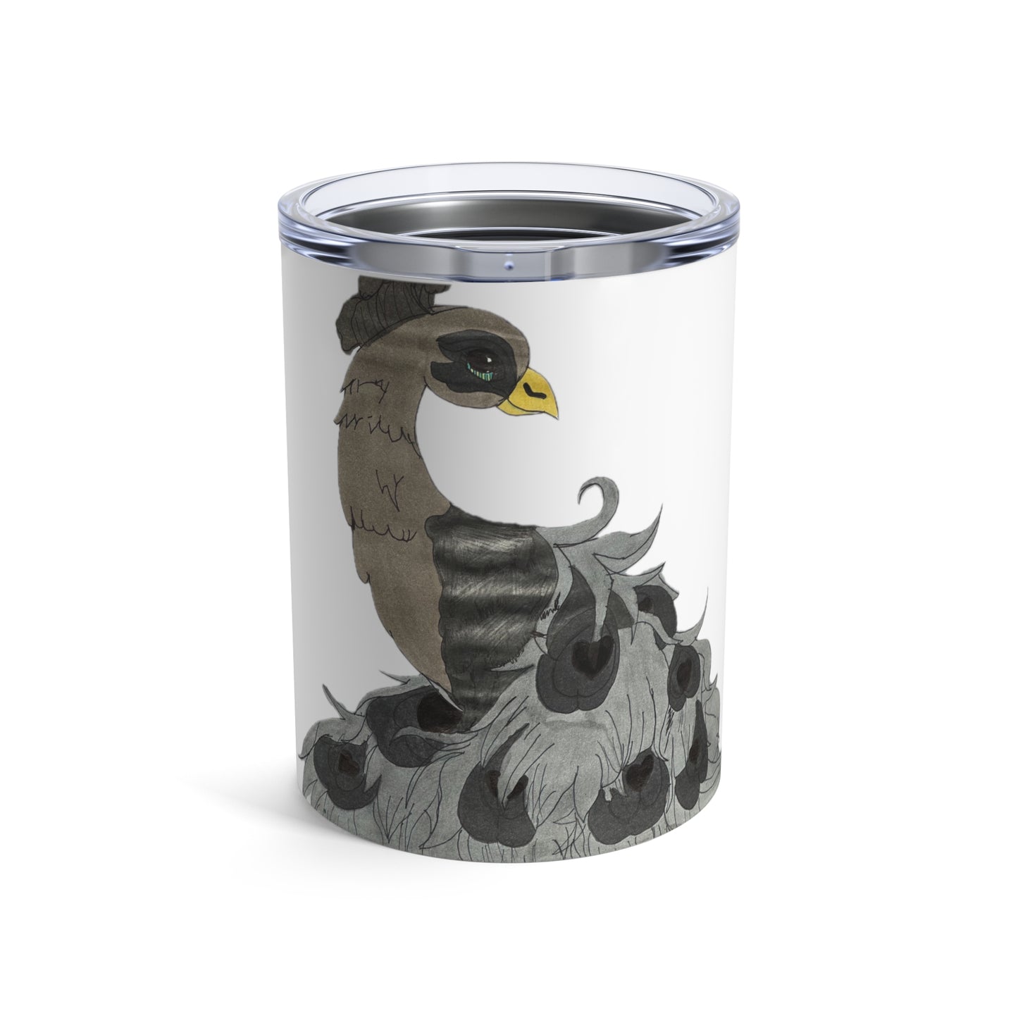 Fancy Peacock Tumbler 10oz