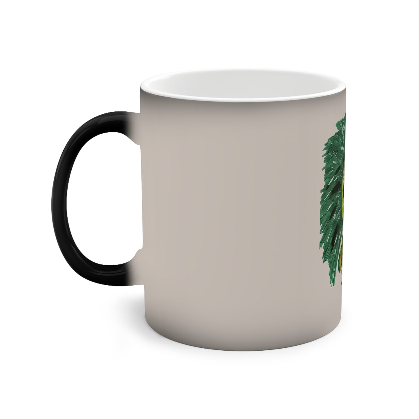 Green Lady Color-Changing Mug, 11oz