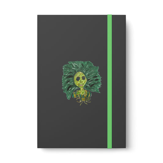 Green Lady Color Contrast Notebook - Ruled