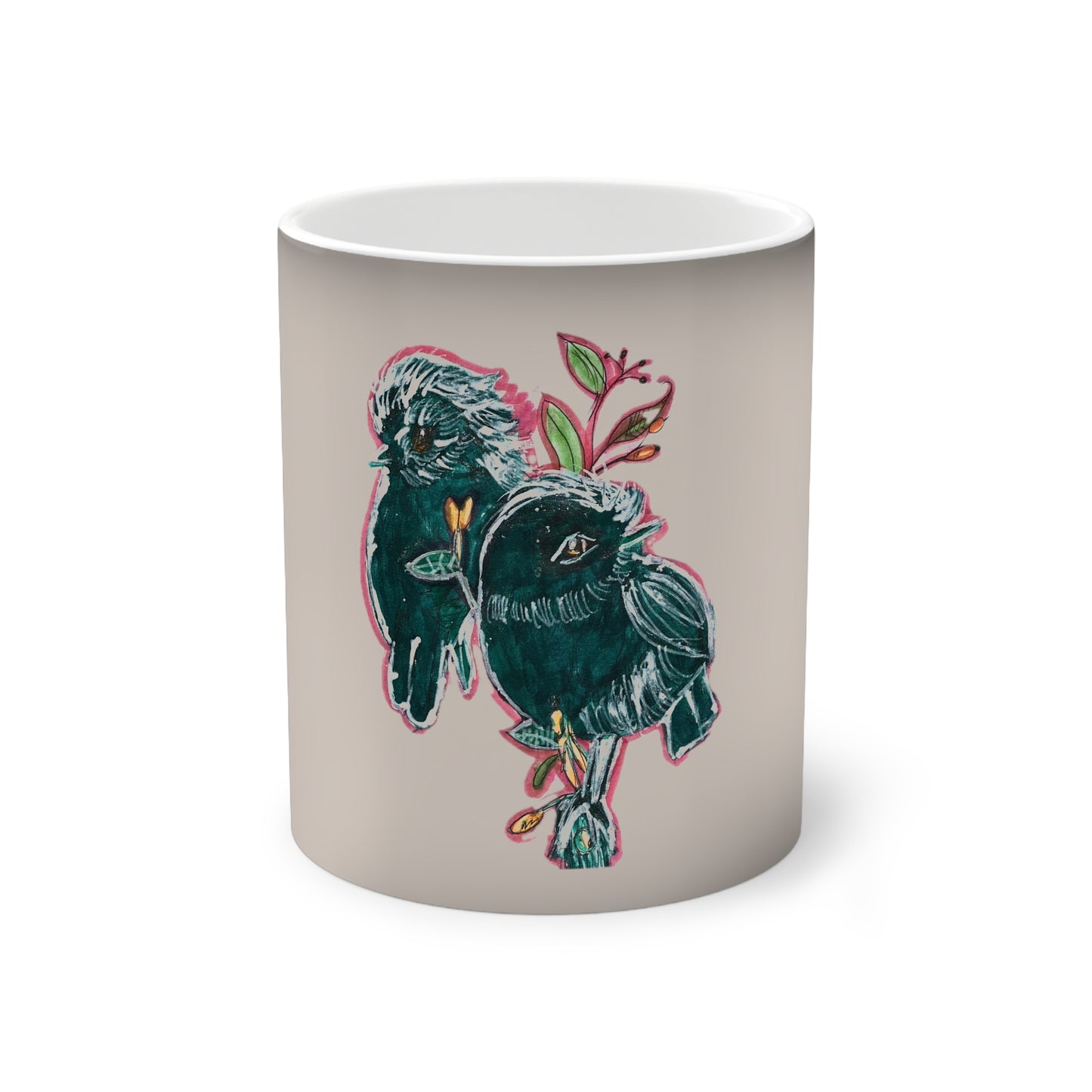 Birdie Color-Changing Mug, 11oz