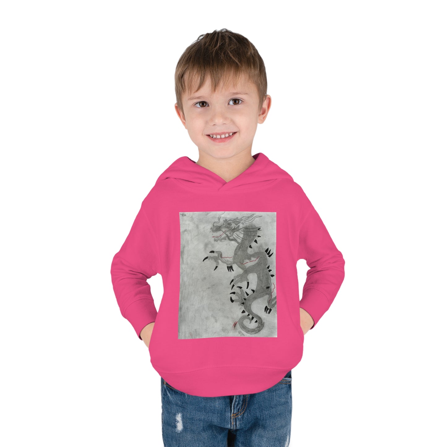 Dragon Toddler Pullover Fleece Hoodie