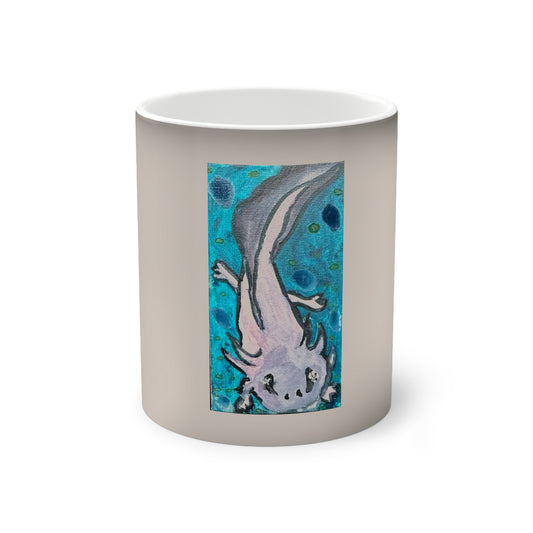 Amazing Axolotl Color-Changing Mug, 11oz