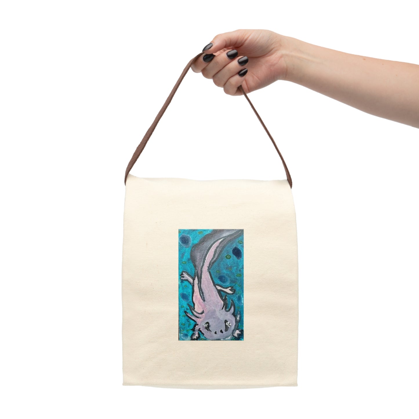 Amazing Axolotl Lunch Bag With Strap