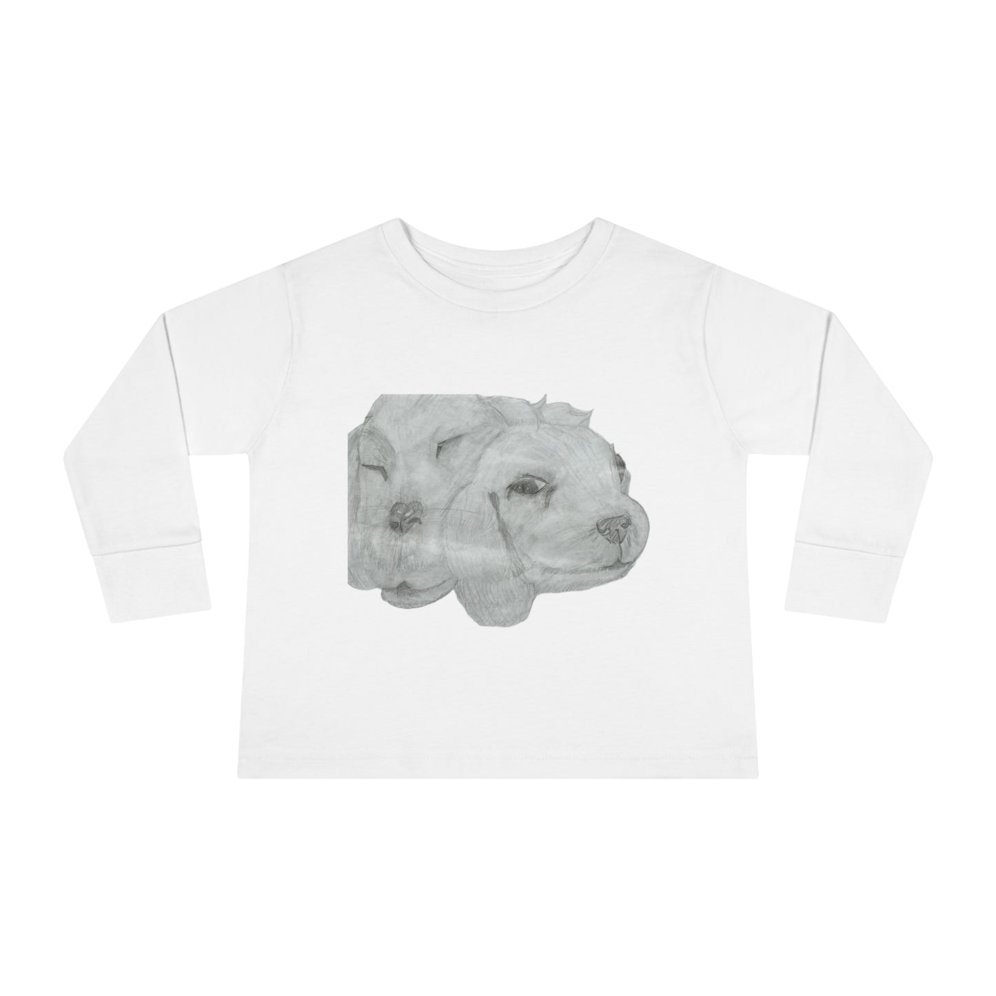 Dual Doggies Toddler Long Sleeve Tee