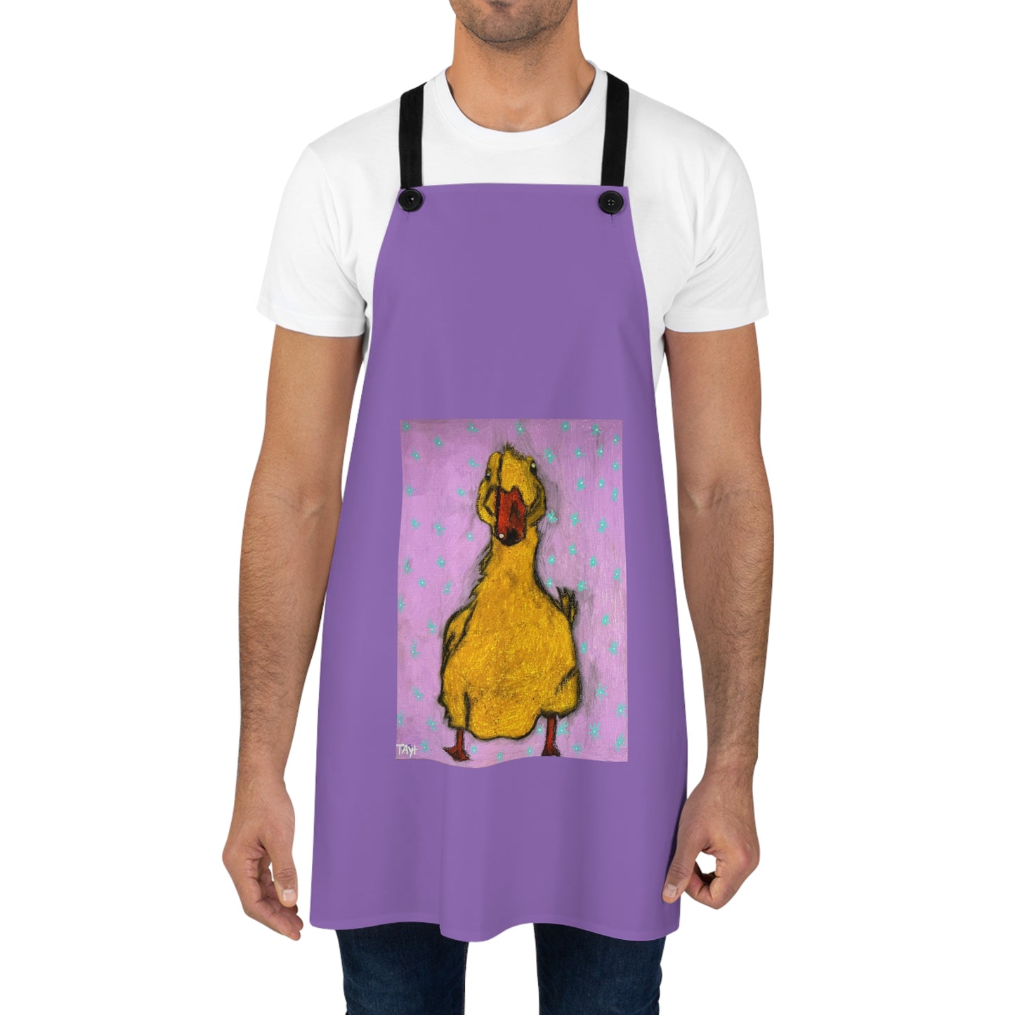 Lucky Duck Apron Original Artwork