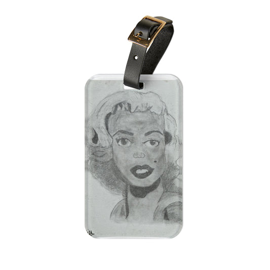 Retro 50s Leading Lady 50's Leading Lady Luggage Tag