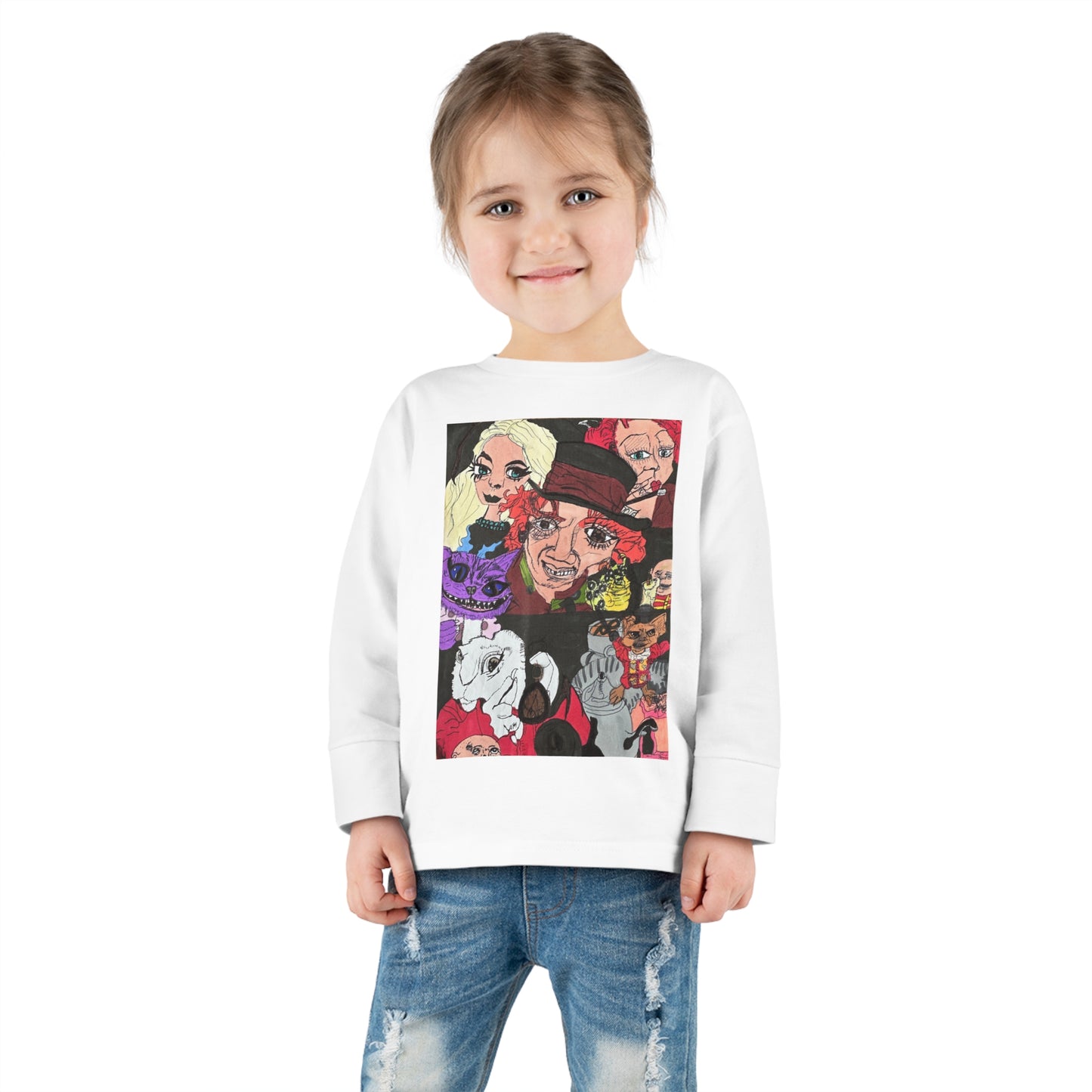 Hatters Madness Toddler Long Sleeve Tee