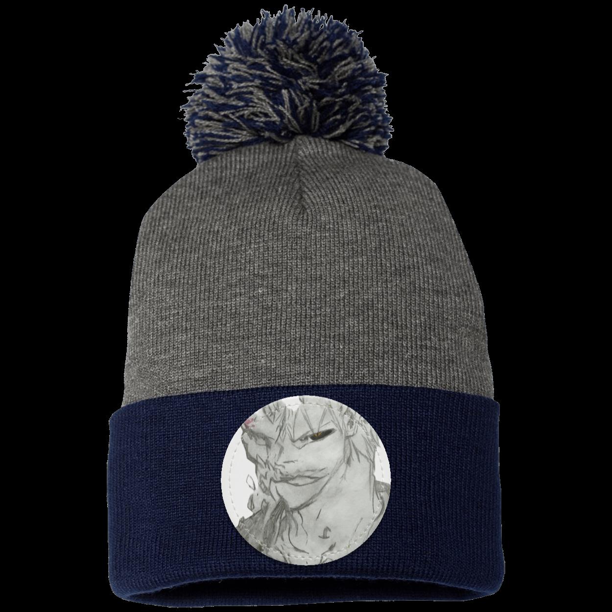 Anime Man Pom Pom Knit Cap