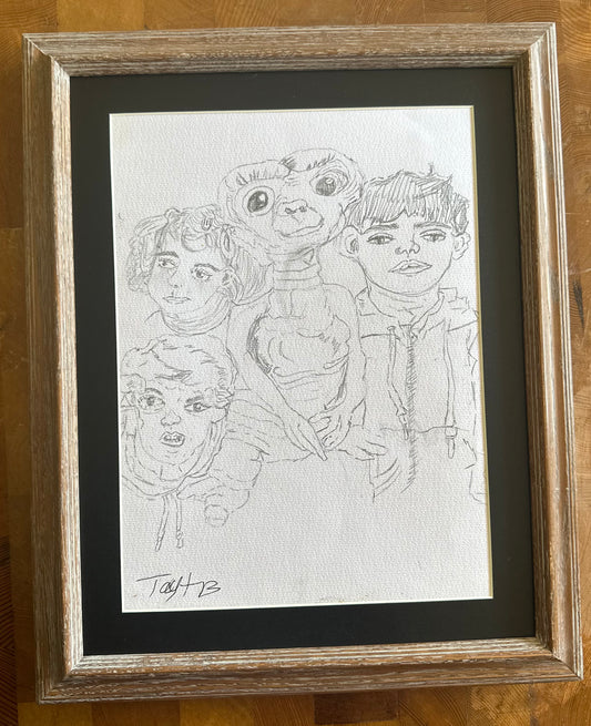 ET and Crew Original Artwork by Taytem Barth