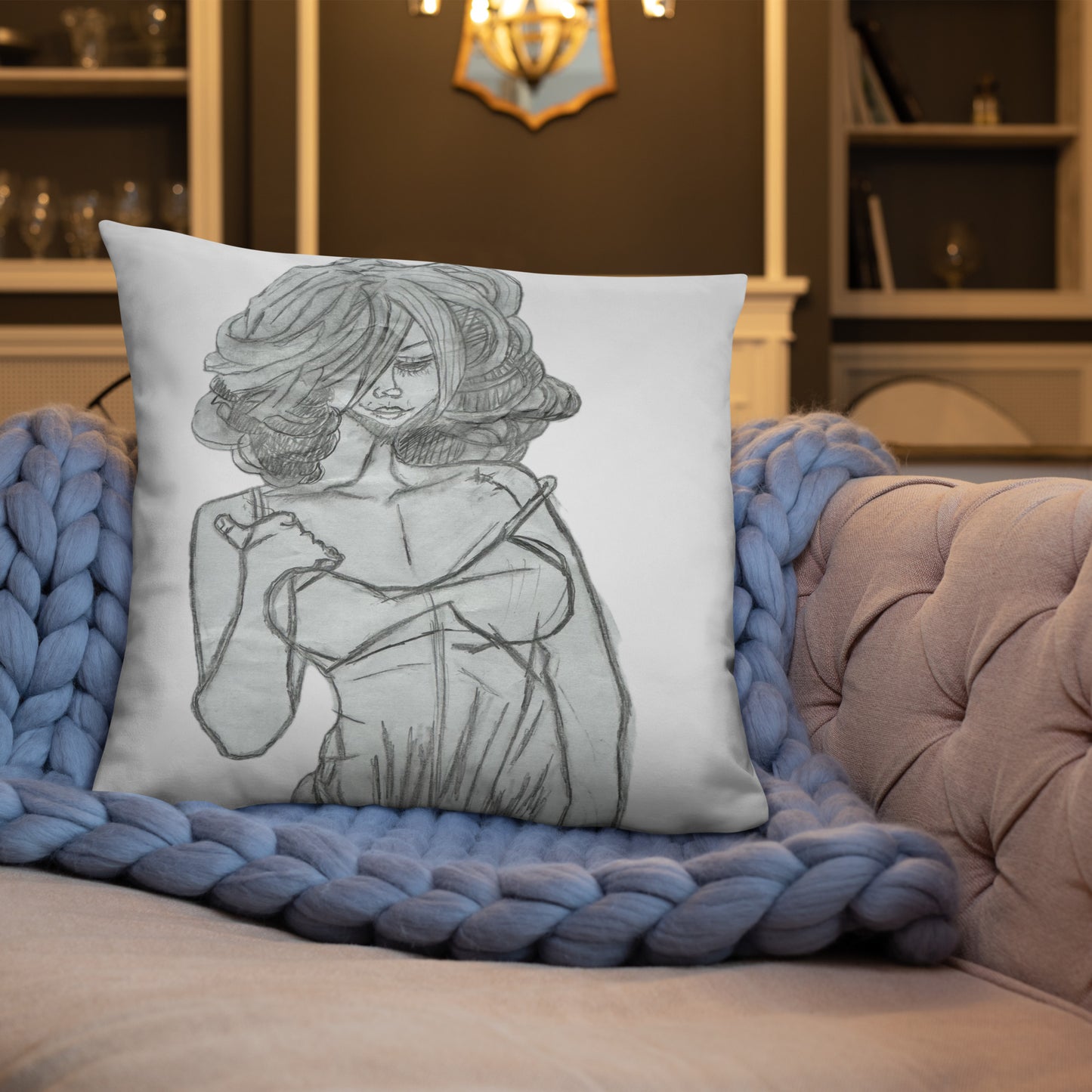 Unassuming Spirit Designed Pillow