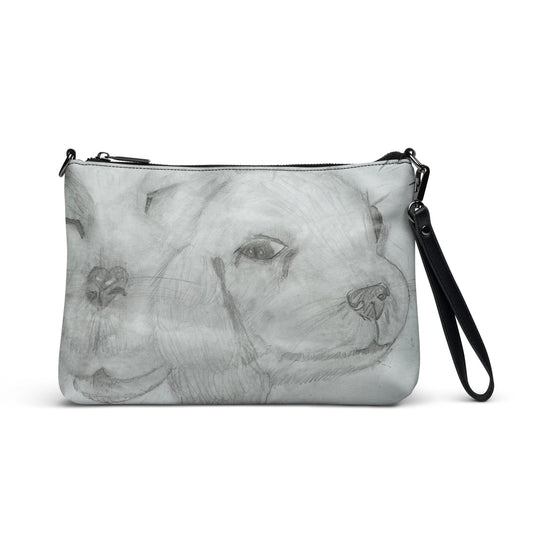 Dual Doggies Crossbody Bag Purse