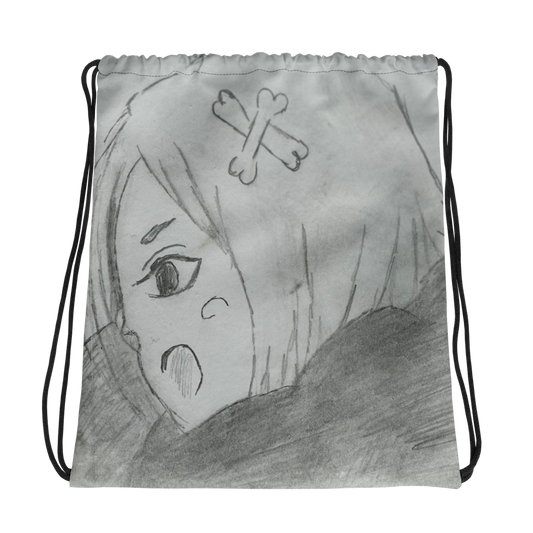 Anime Girl Drawstring Bag