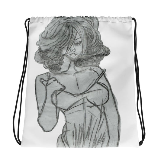 Unassuming Spirit Drawstring Bag