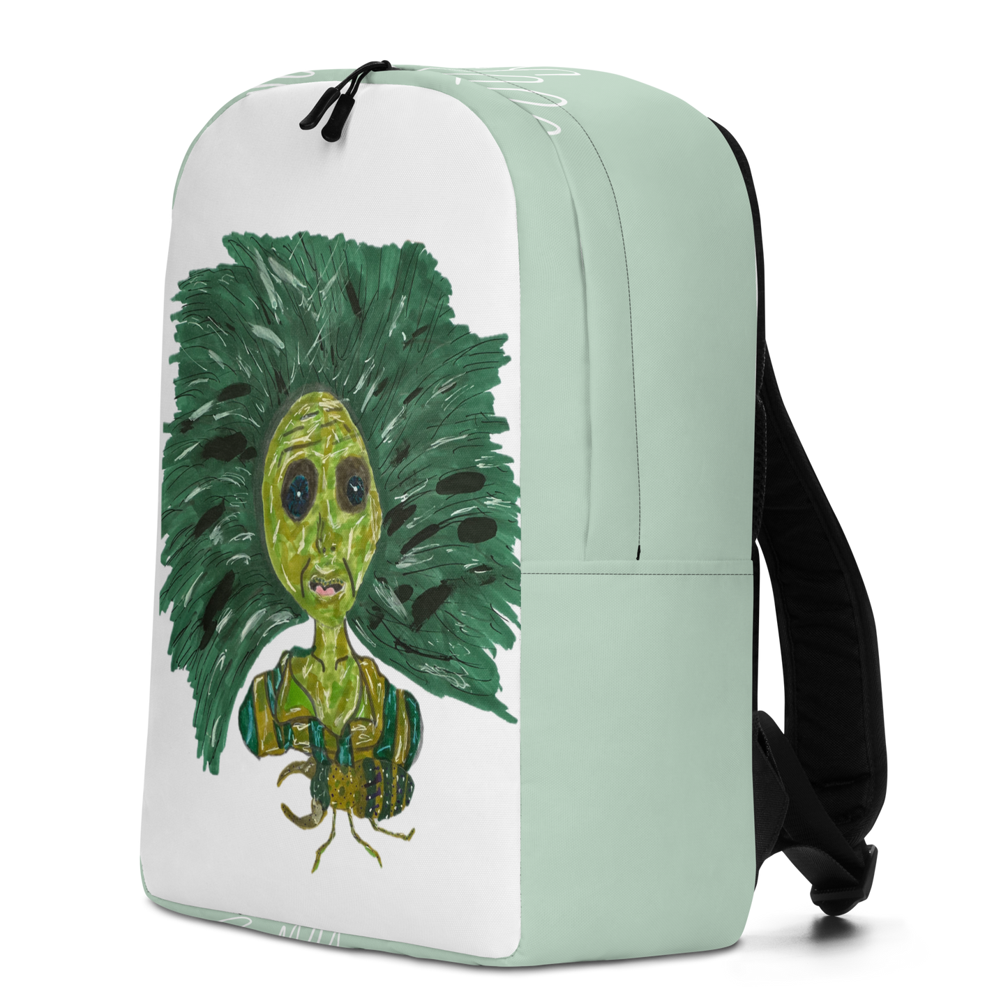 Green Lady Minimalist Backpack