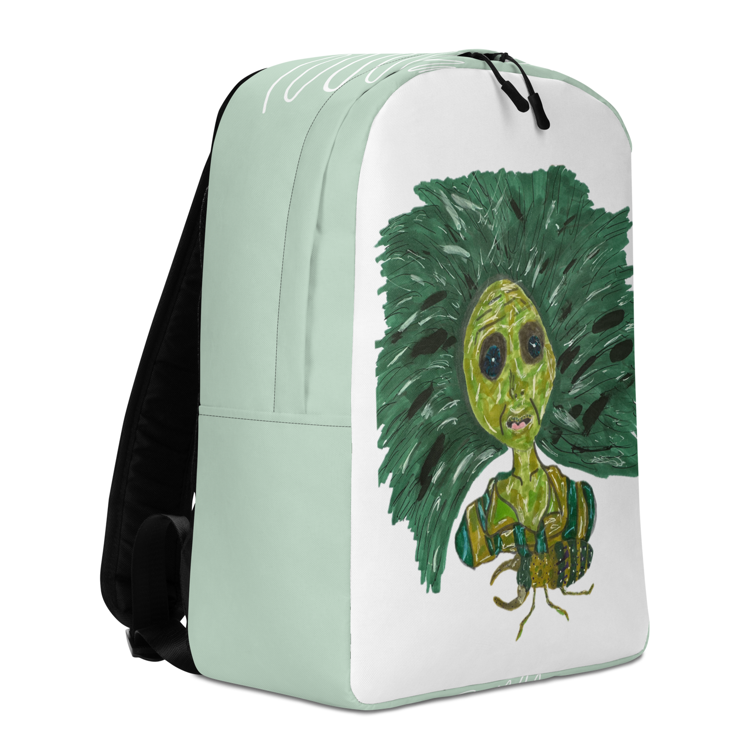 Green Lady Minimalist Backpack