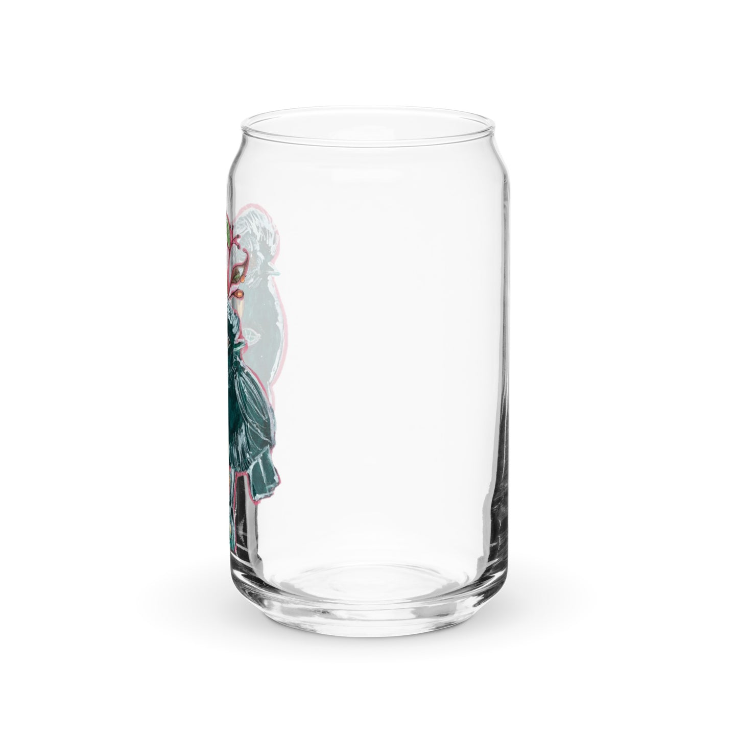 Beer Can Shaped Glassware Original Art Birdie