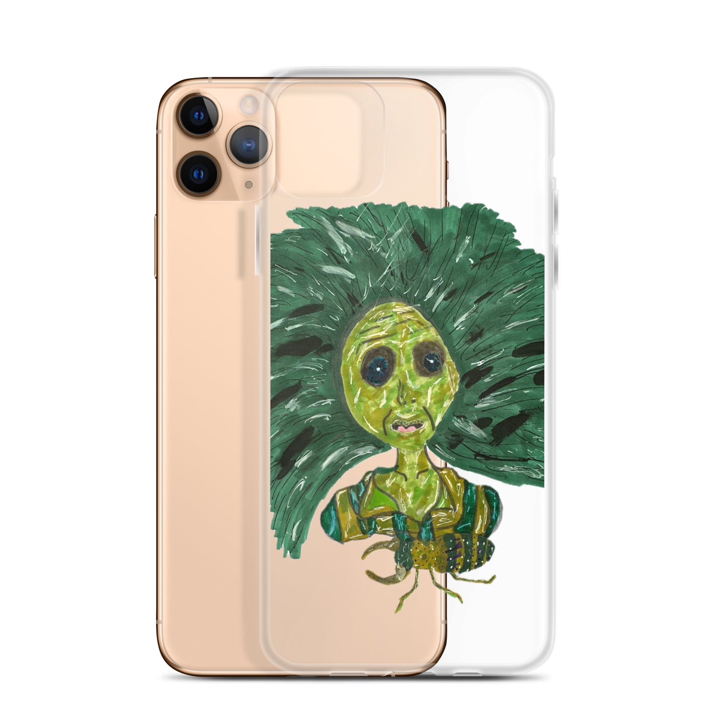 Green Lady Clear Case for iPhone®