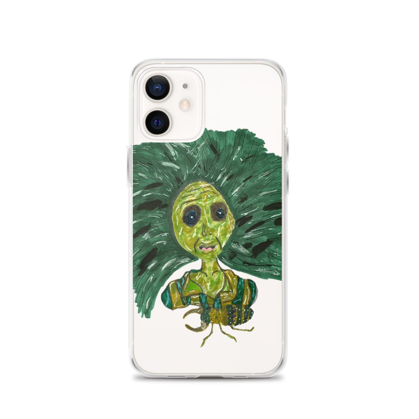 Green Lady Clear Case for iPhone®