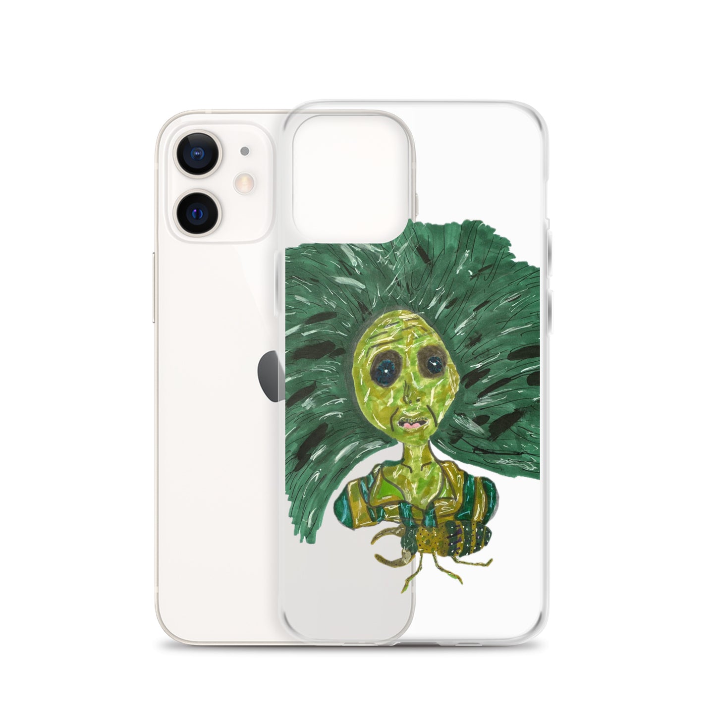 Green Lady Clear Case for iPhone®