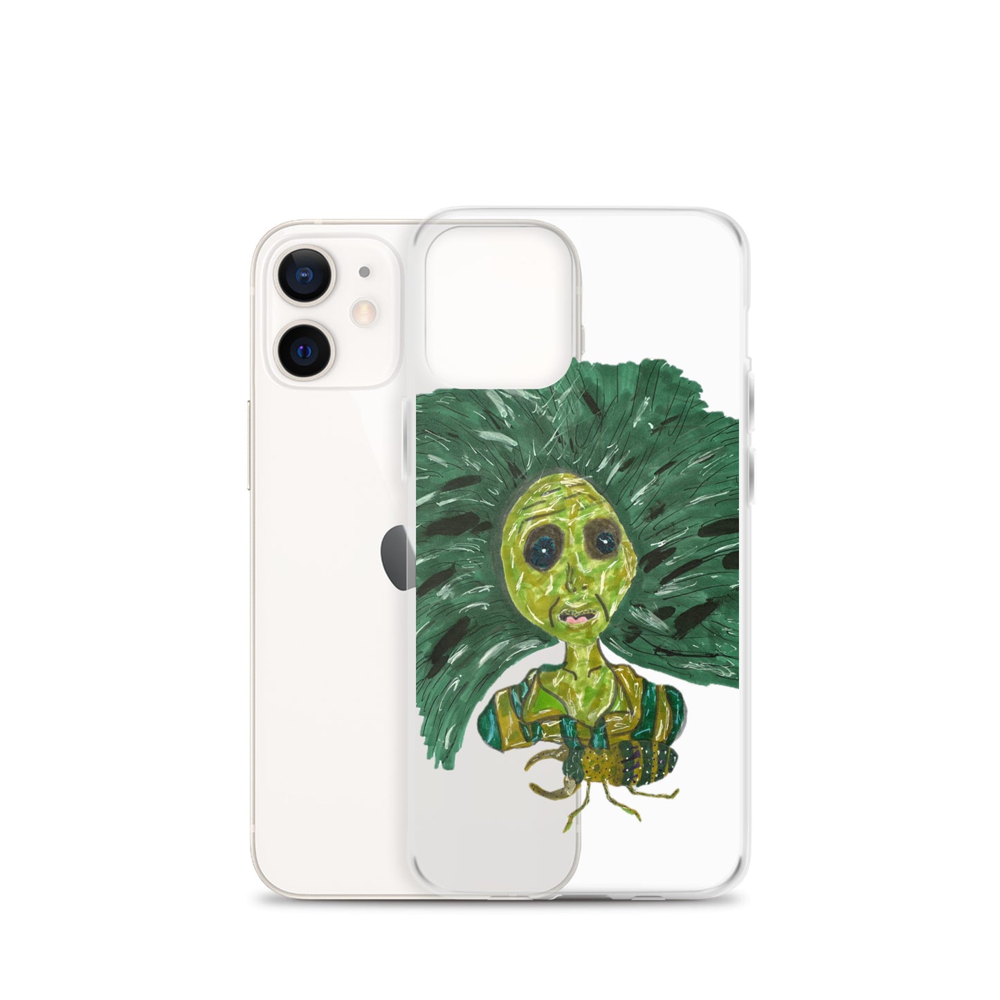 Green Lady Clear Case for iPhone®