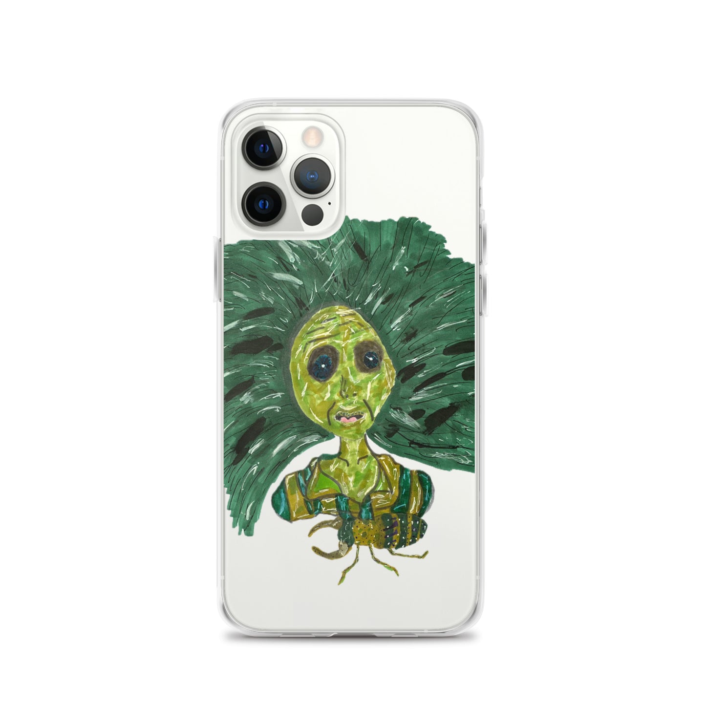 Green Lady Clear Case for iPhone®