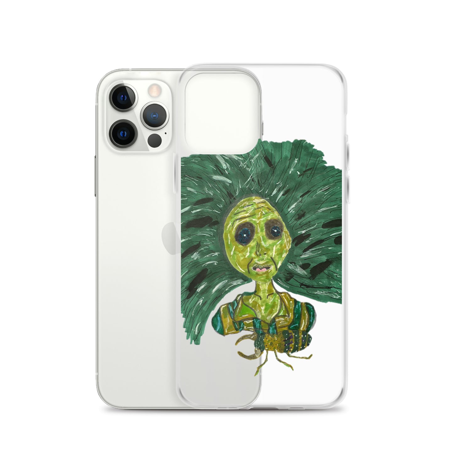 Green Lady Clear Case for iPhone®