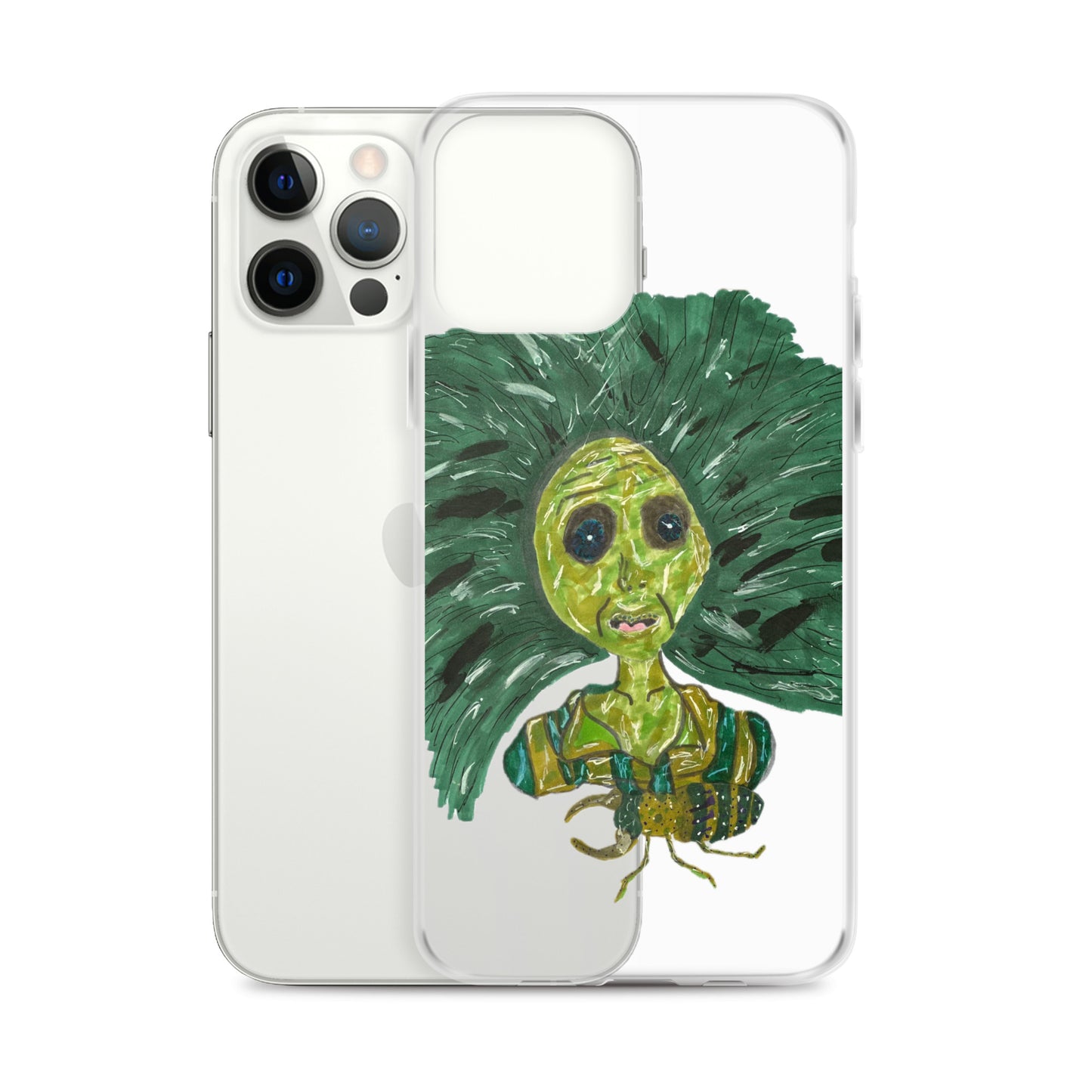 Green Lady Clear Case for iPhone®