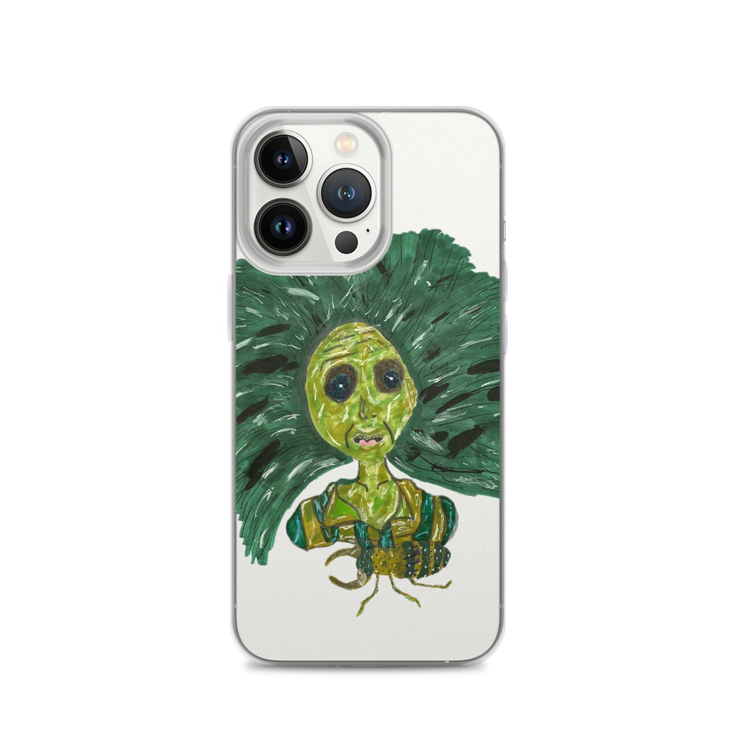 Green Lady Clear Case for iPhone®