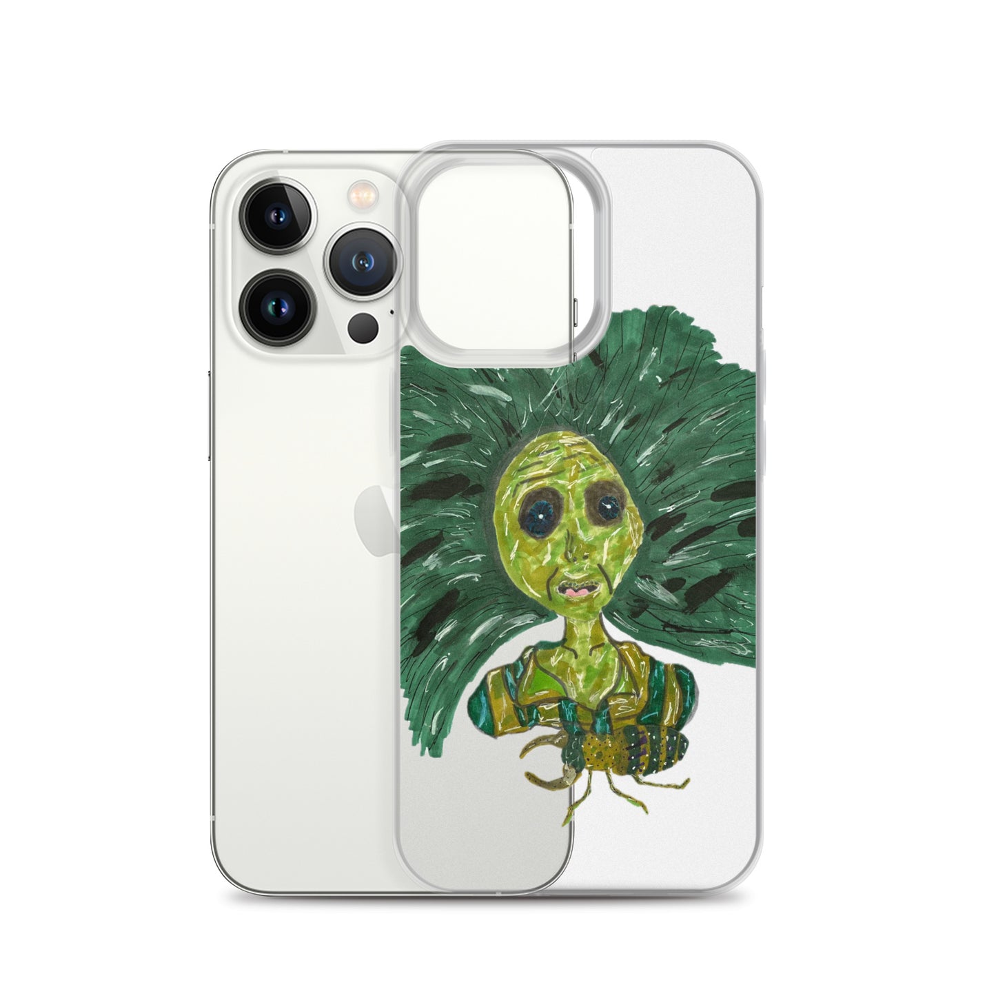 Green Lady Clear Case for iPhone®