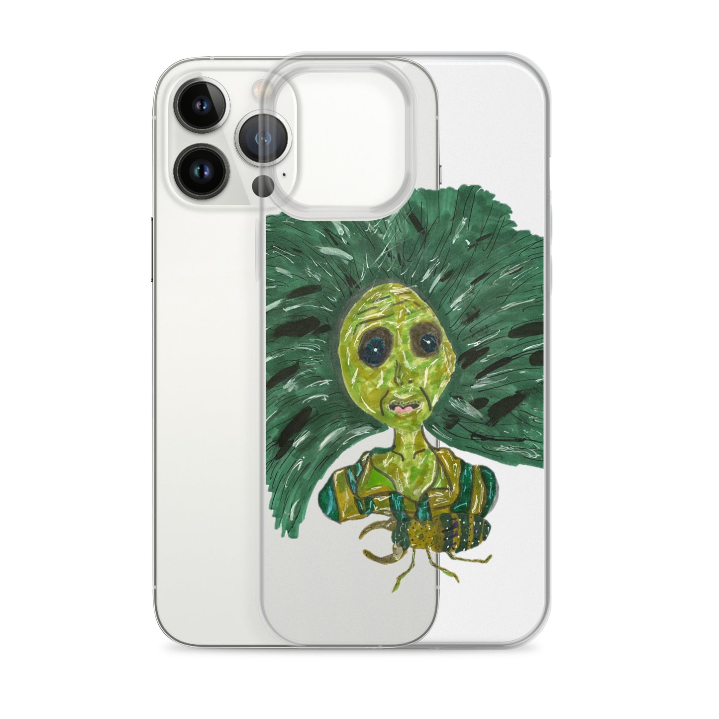 Green Lady Clear Case for iPhone®