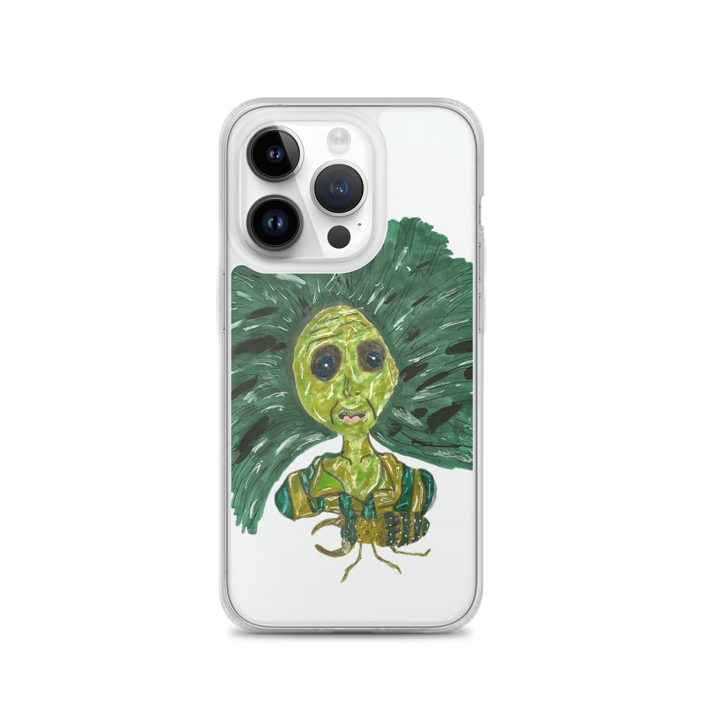 Green Lady Clear Case for iPhone®