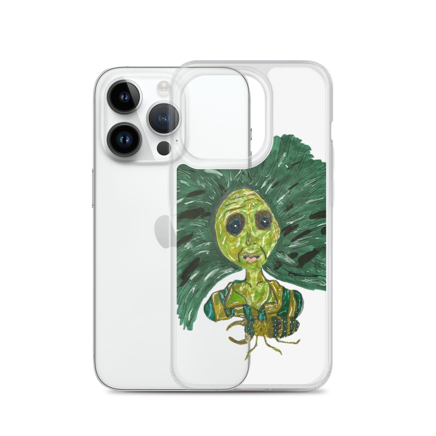 Green Lady Clear Case for iPhone®