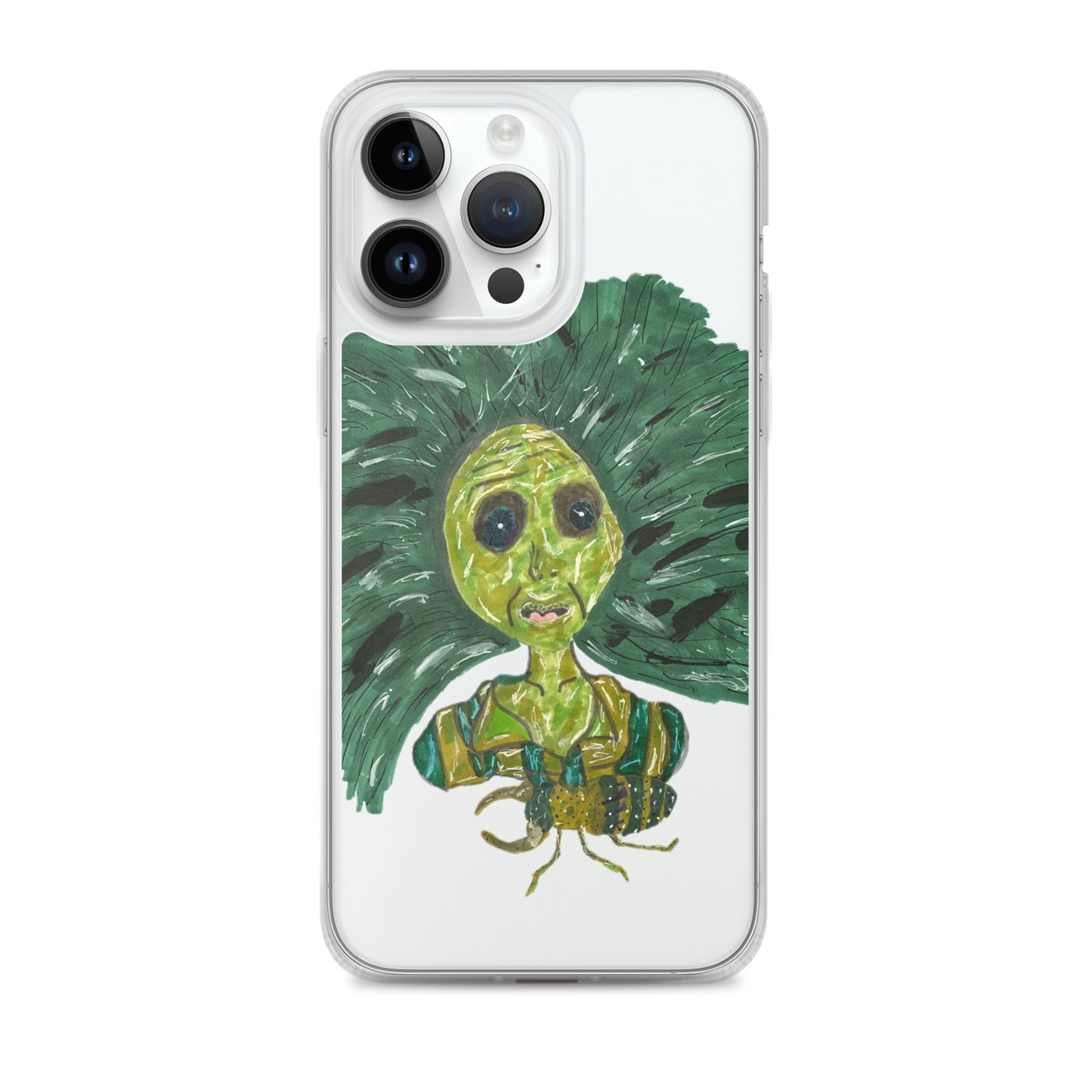 Green Lady Clear Case for iPhone®