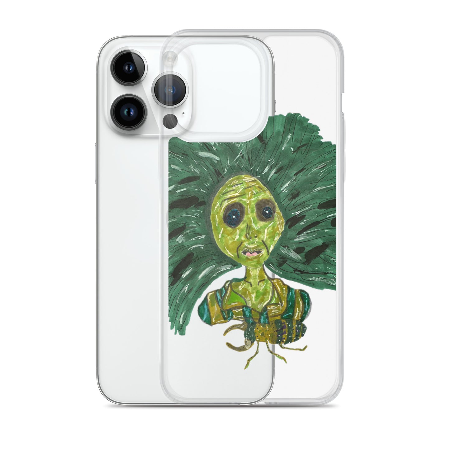 Green Lady Clear Case for iPhone®