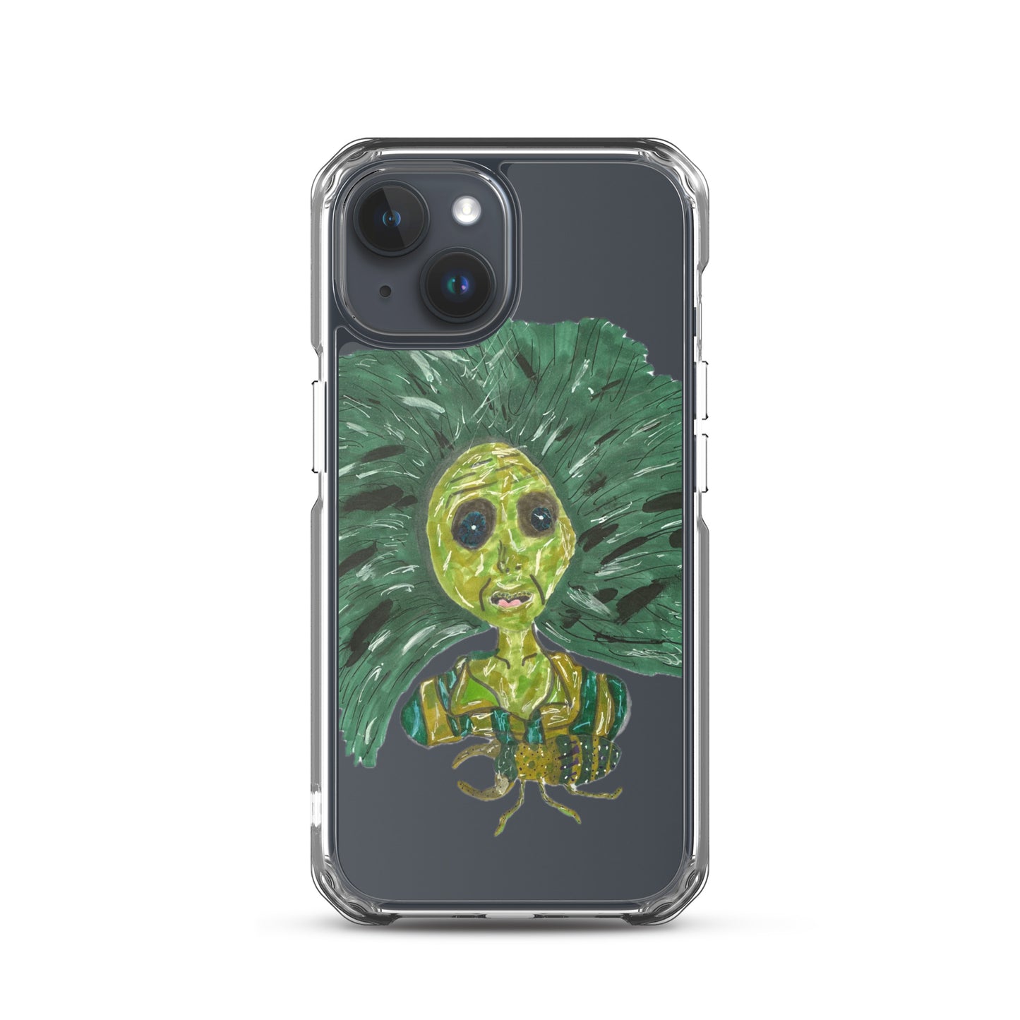 Green Lady Clear Case for iPhone®