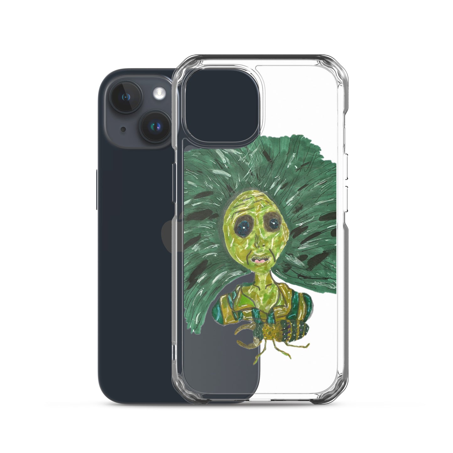 Green Lady Clear Case for iPhone®