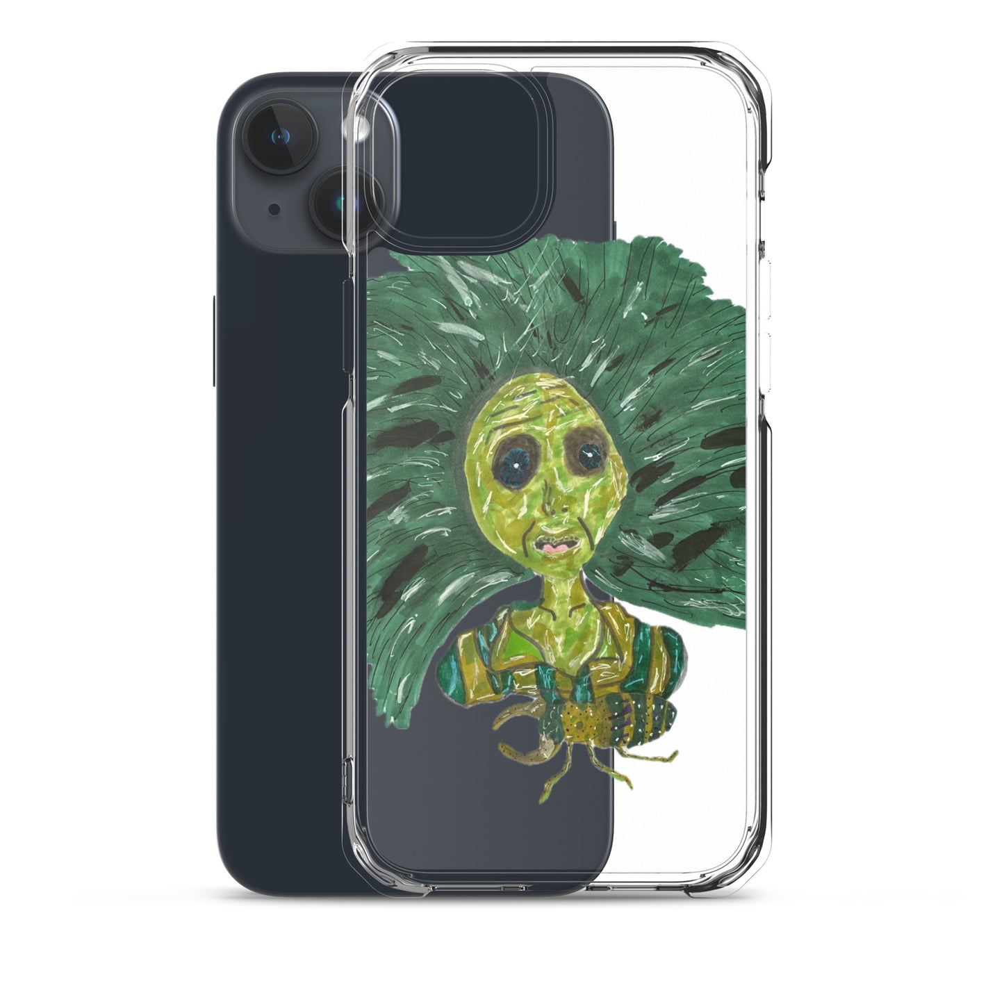 Green Lady Clear Case for iPhone®