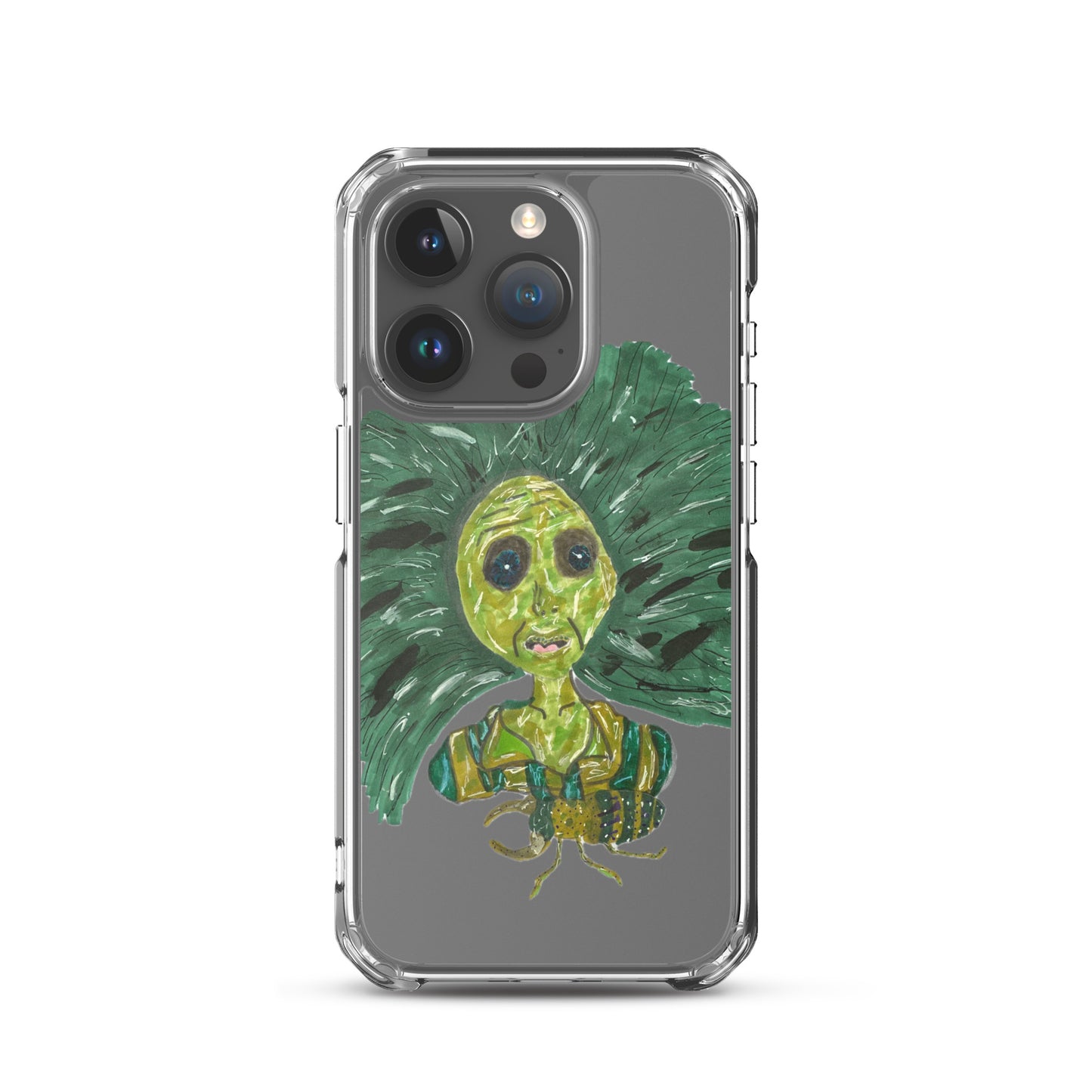 Green Lady Clear Case for iPhone®