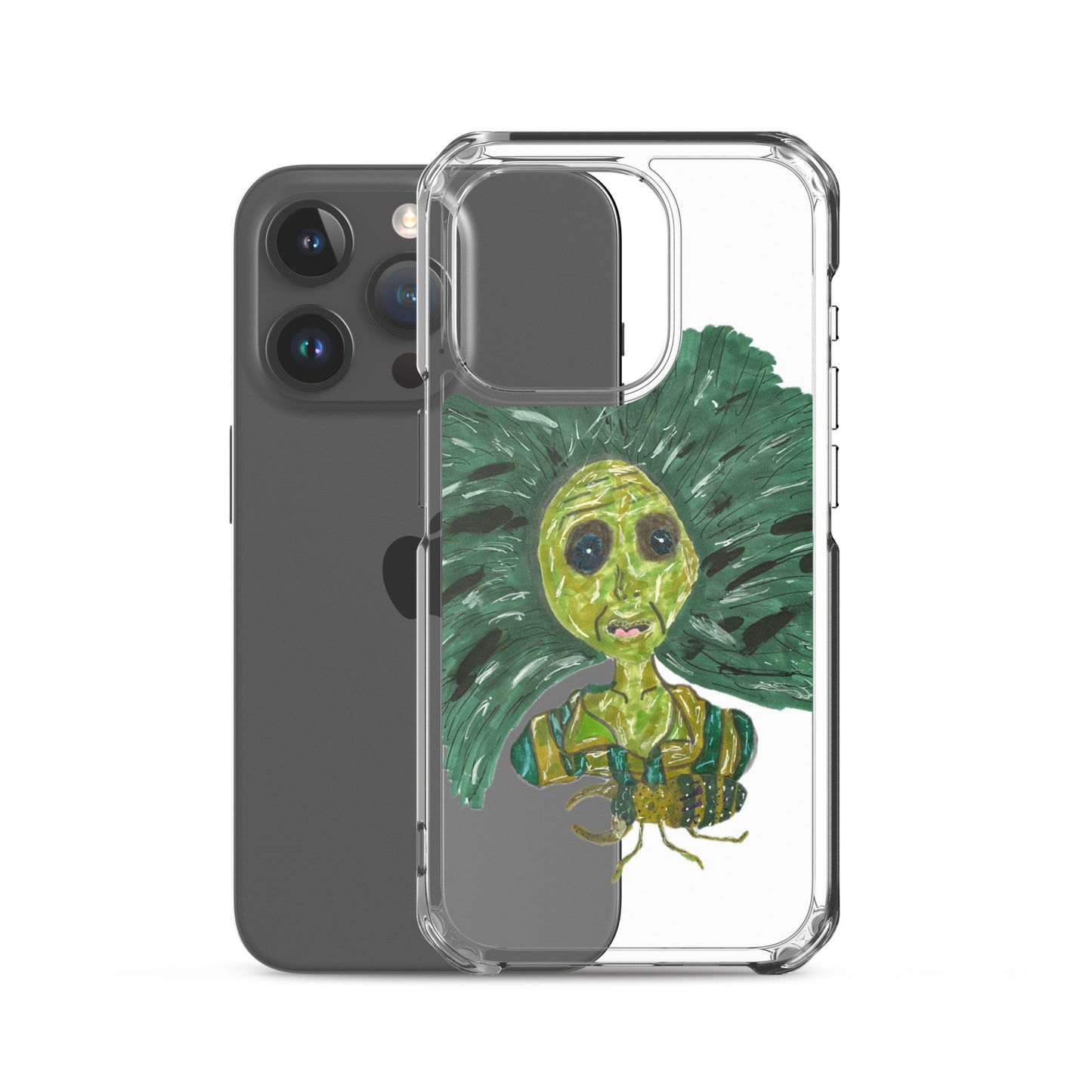 Green Lady Clear Case for iPhone®